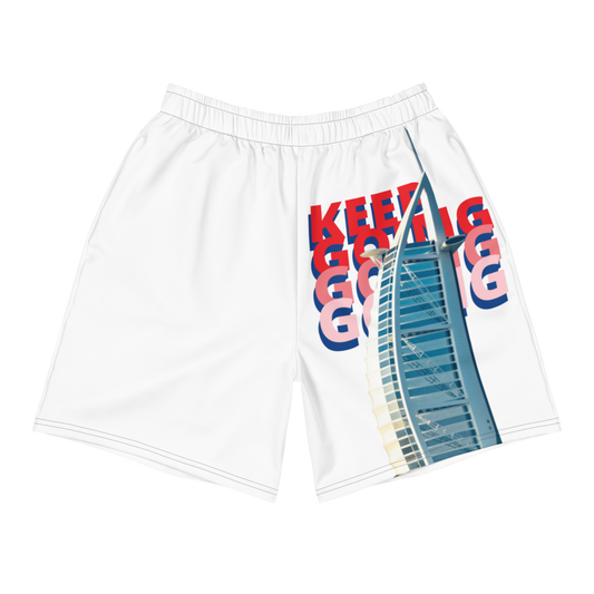 Keep Going, Men's Recycled Athletic Shorts