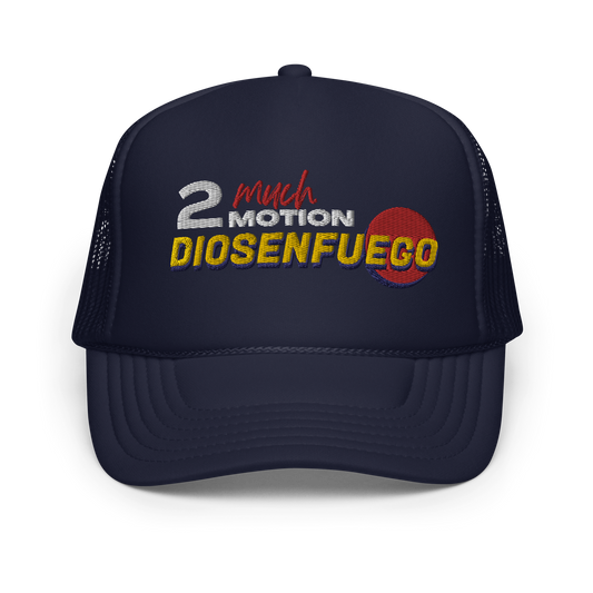 2muchmotion & dioesenfuego collab 2.0 Foam trucker hat