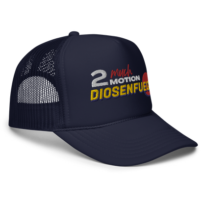 2muchmotion & dioesenfuego collab 2.0 Foam trucker hat