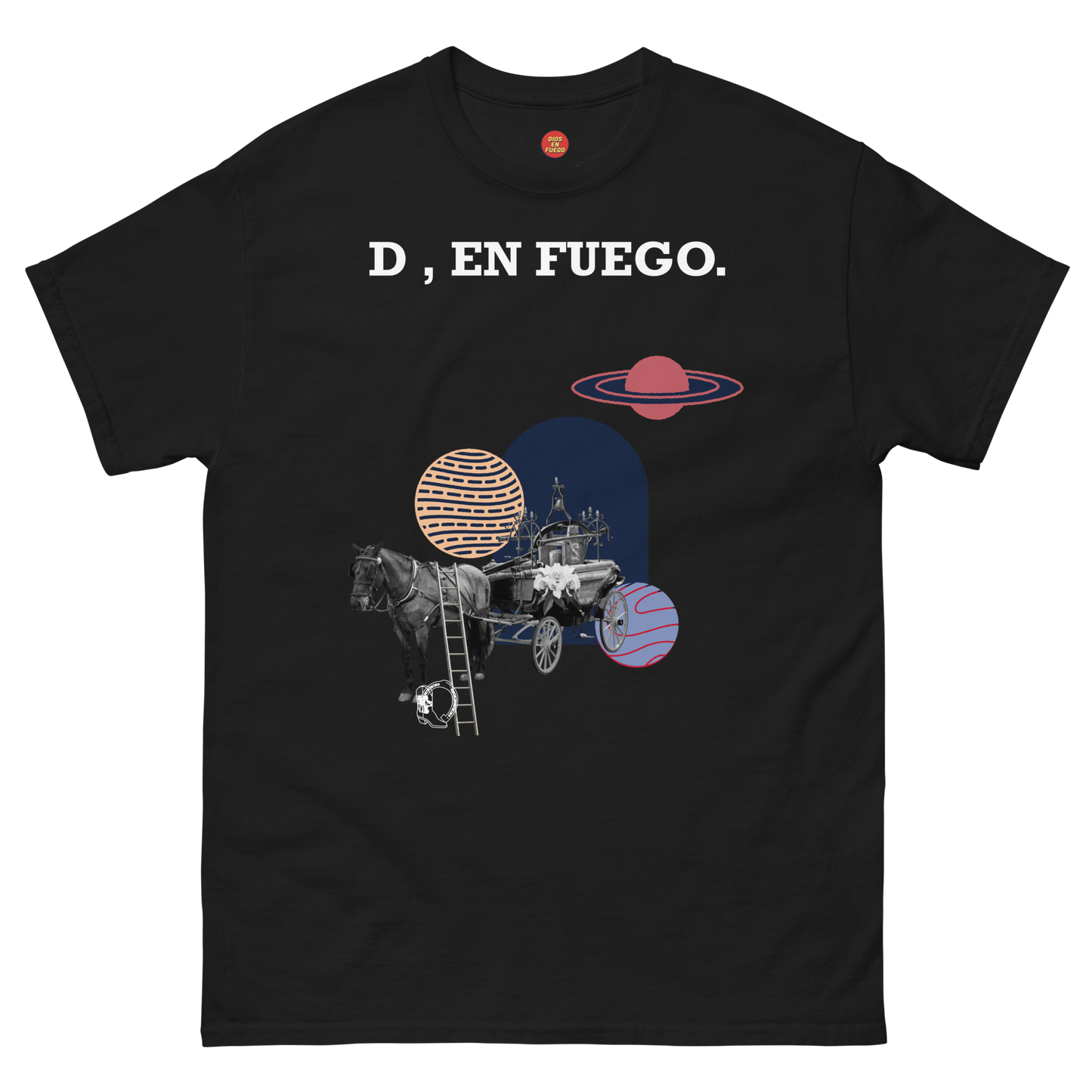 D , en fuego. Men's classic tee