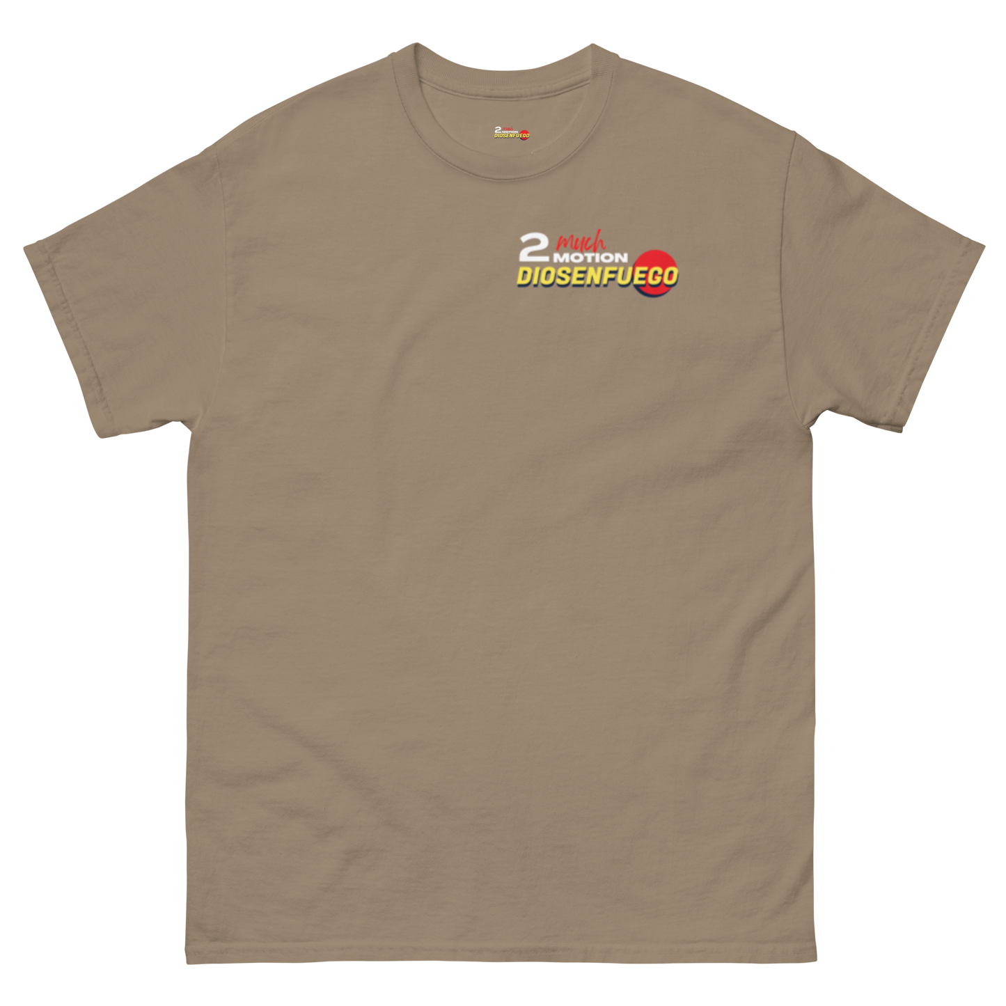 2MuchMotion & Dioesenfuego Collab 2.0 Men's classic tee