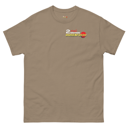 2MuchMotion & Dioesenfuego Collab 2.0 Men's classic tee