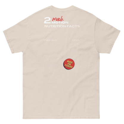 2MuchMotion & Dioesenfuego Collab 2.0 Men's classic tee