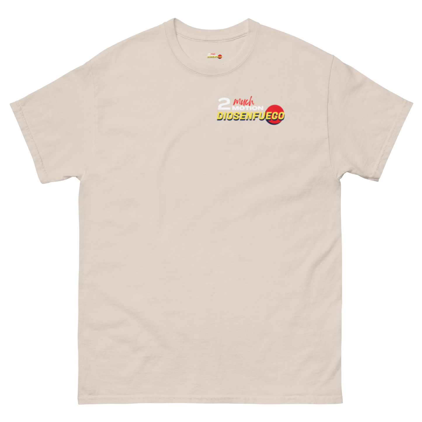 2MuchMotion & Dioesenfuego Collab 2.0 Men's classic tee