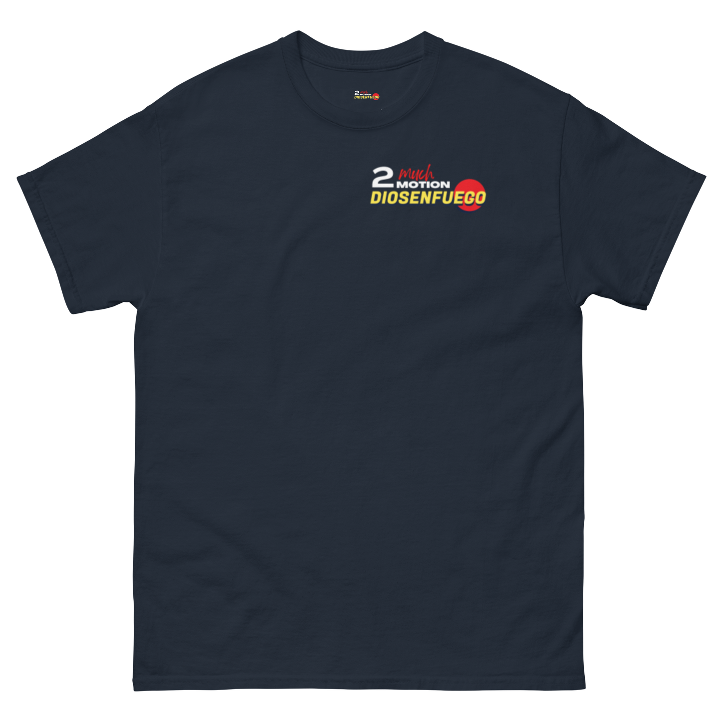 2MuchMotion & Dioesenfuego Collab 2.0 Men's classic tee