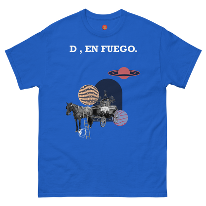 D , en fuego. Men's classic tee