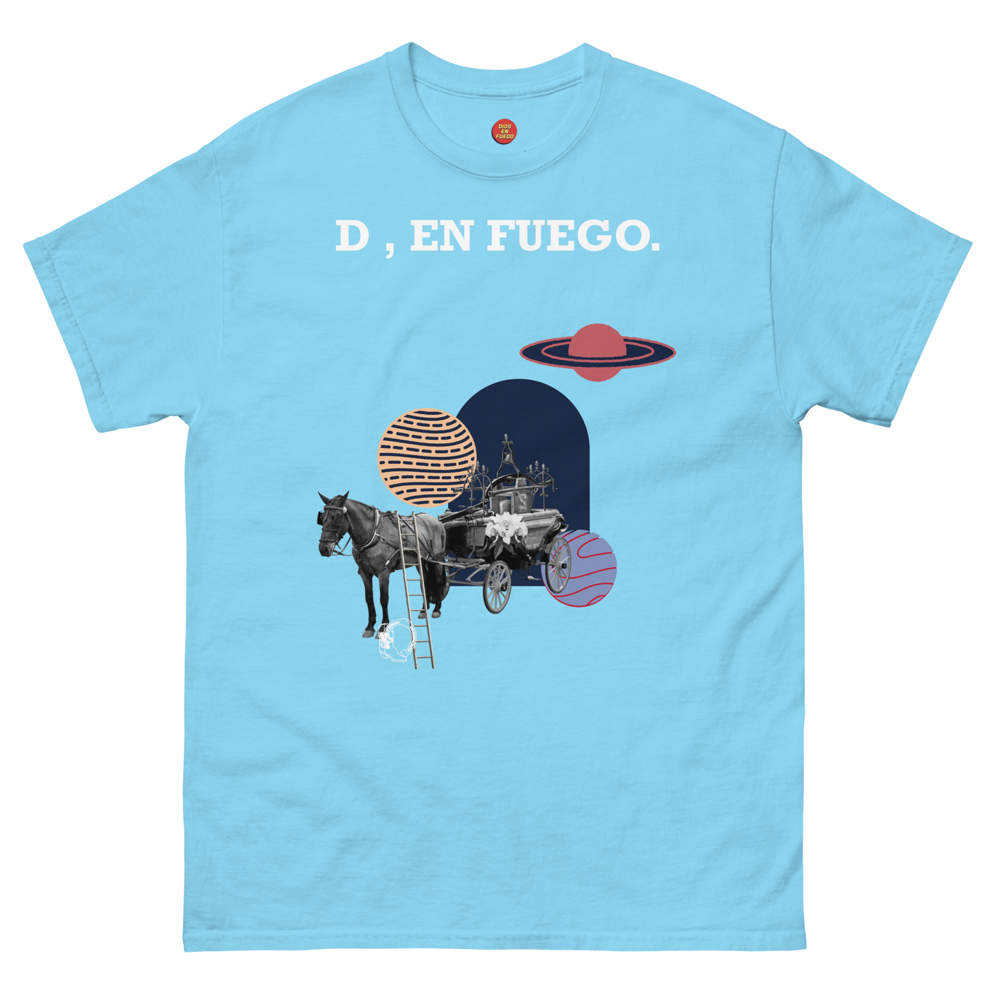 D , en fuego. Men's classic tee