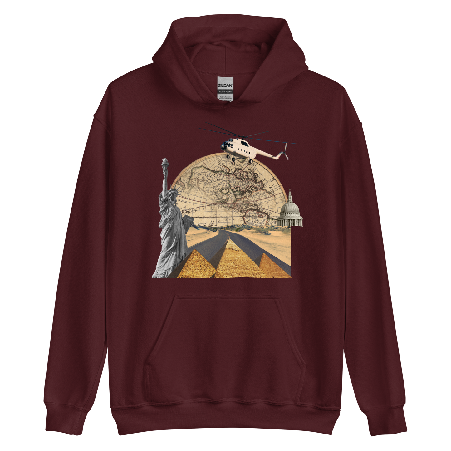 Everywhere, Unisex Hoodie