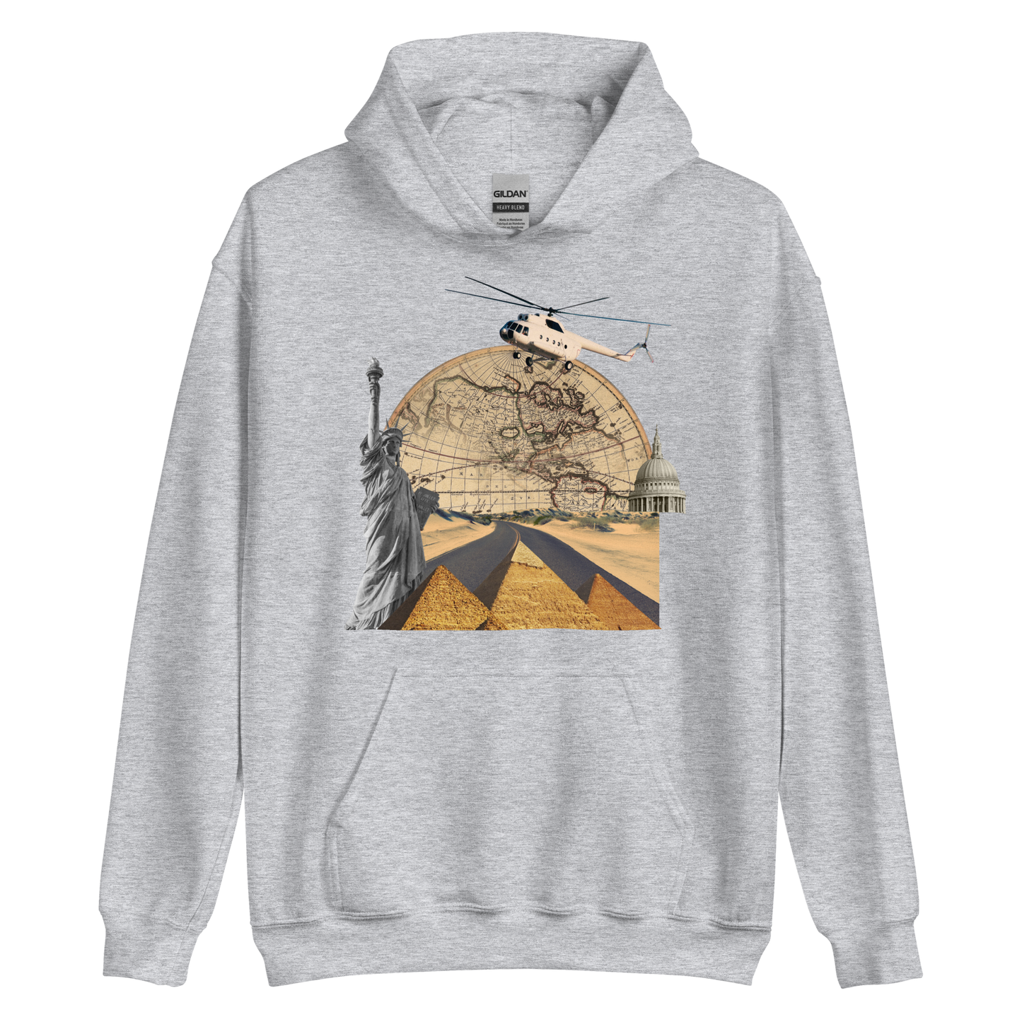 Everywhere, Unisex Hoodie