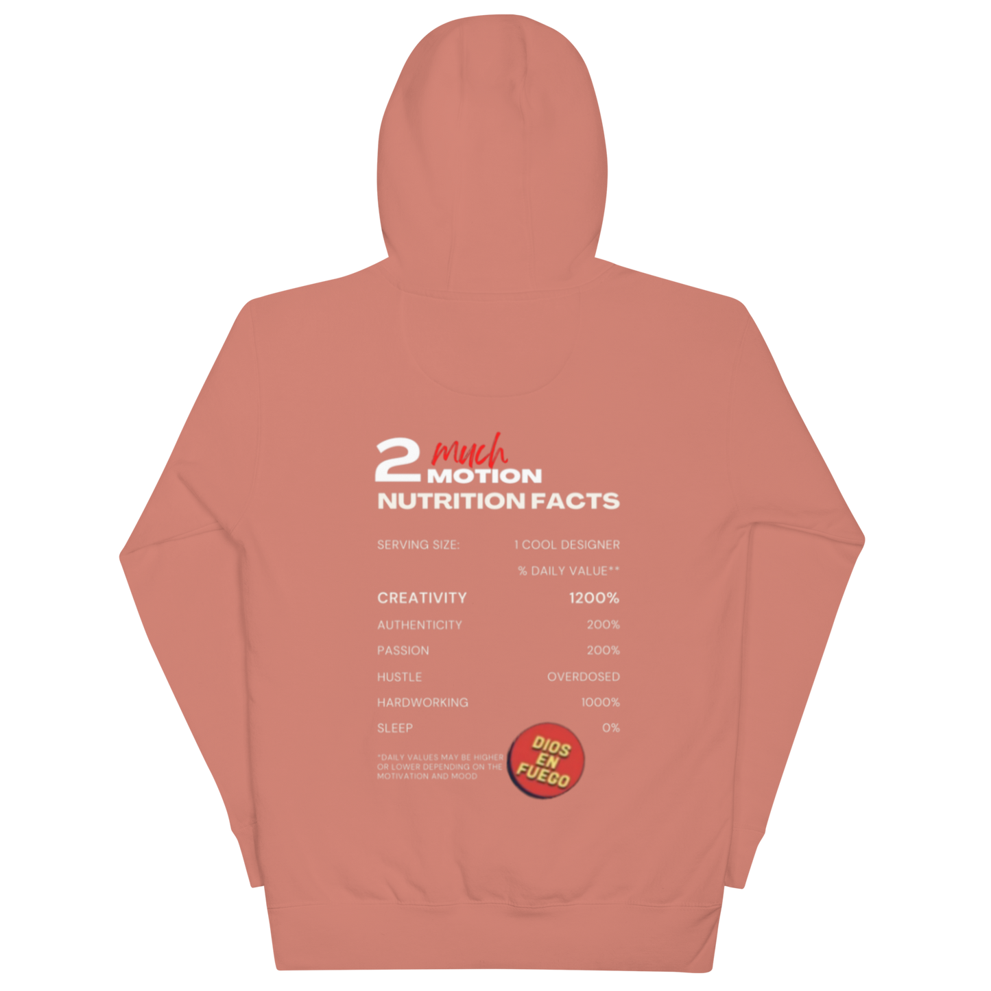 2MuchMotion & Dioesenfuego Collab 2.0 Unisex Hoodie