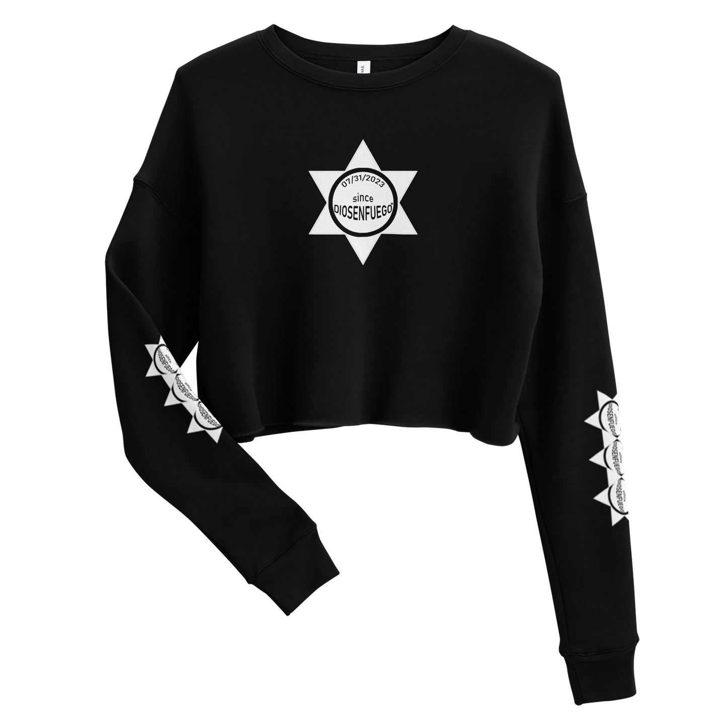 Padre Nuestro, Crop Sweatshirt .