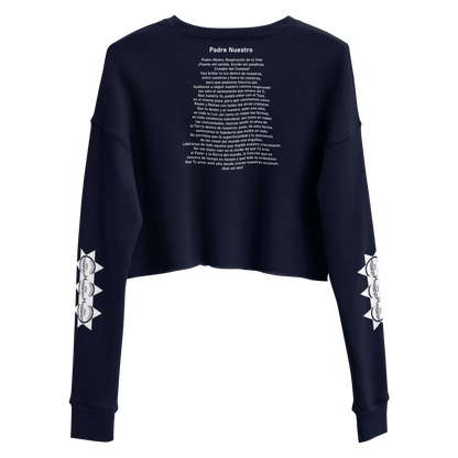 Padre Nuestro, Crop Sweatshirt .