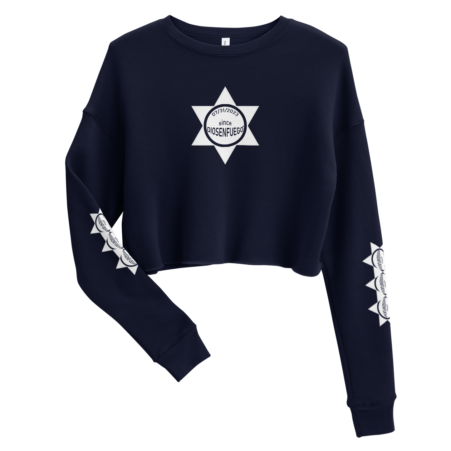 Padre Nuestro, Crop Sweatshirt .